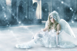 fantasy wallpapers princess ice snow young angel angels heaven winter fairy castle glitter pretty woman winged fairies angle desktop hd