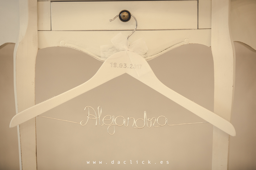 percha de boda personalizadas