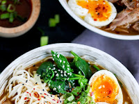 Spicy Pork Ramen Noodle Soup #Recipe
