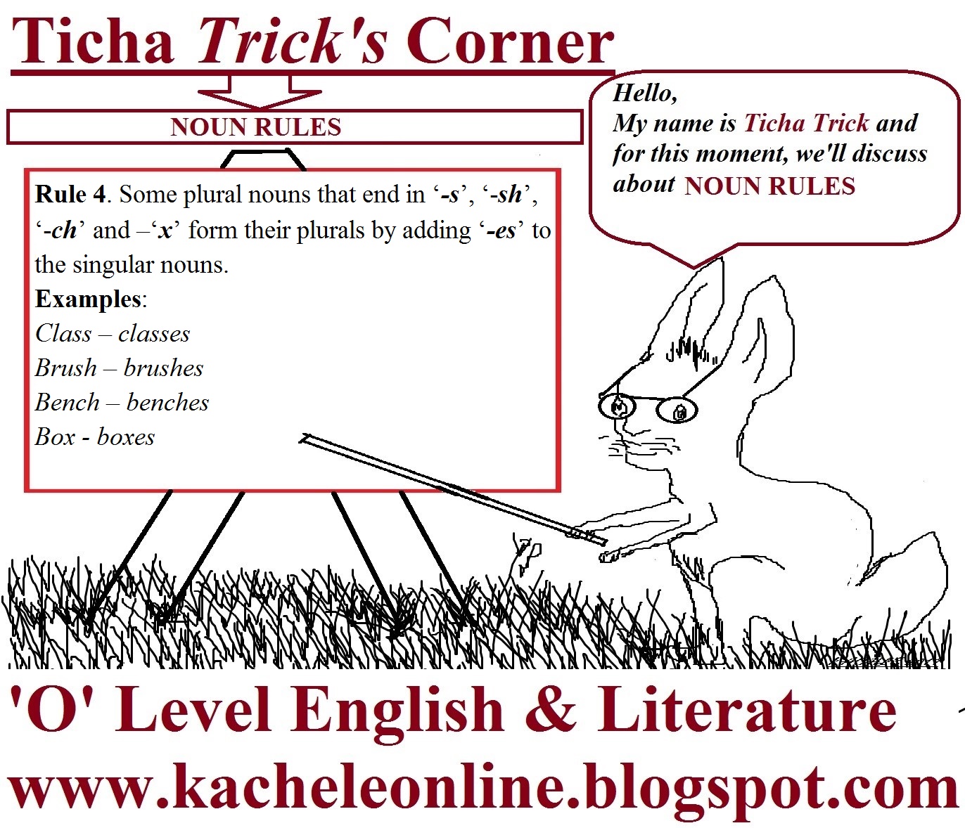 Join Ticha Trick To Discuss Noun Rule No 4 In These Series