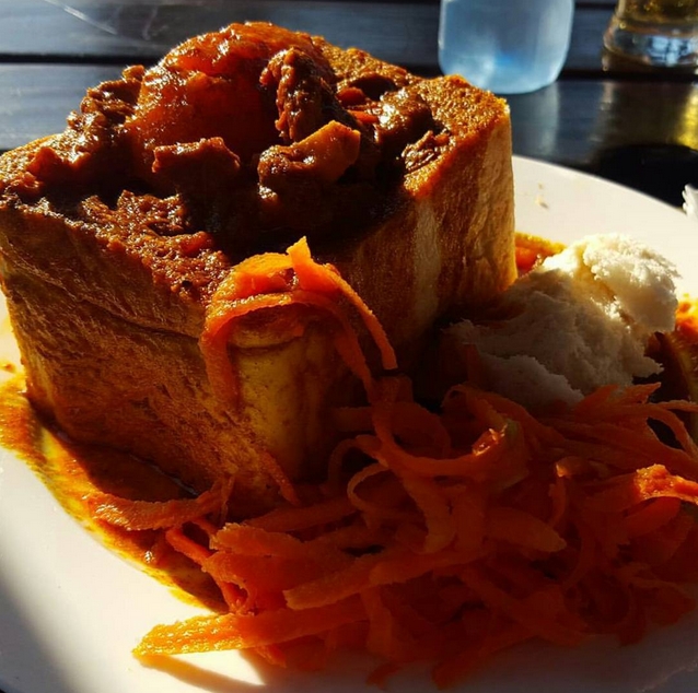 Hollywood Mutton Bunny Chow - Durban, Springfield Park Durban Hollywood Mutton Bunny Chow - Durban, Springfield Park Durban