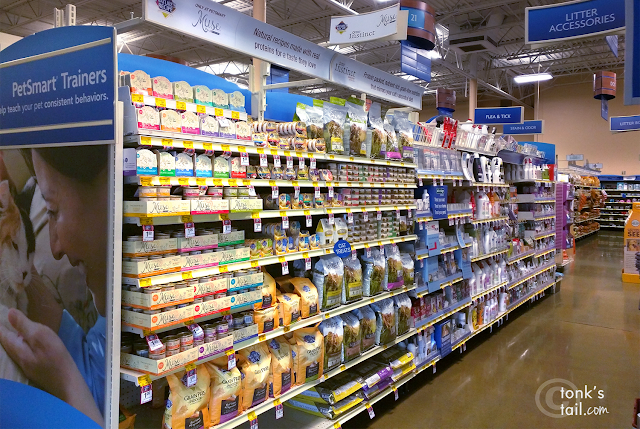 the aisle where you can find Purina Muse® Natural Cat Food in PetSmart 
