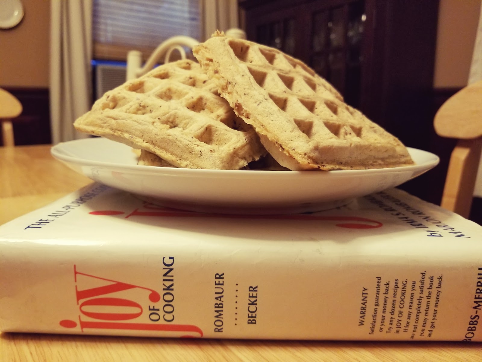 Joy of Cooking Waffles, Veganized