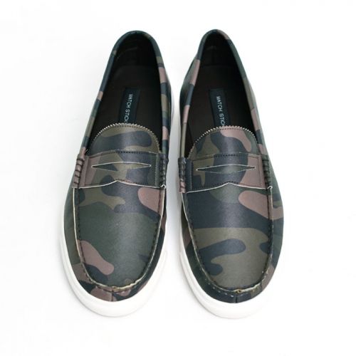 Mens Urban Camouflage Slipon LoaferShoes 442 by GUYLOOK Fast Fashion