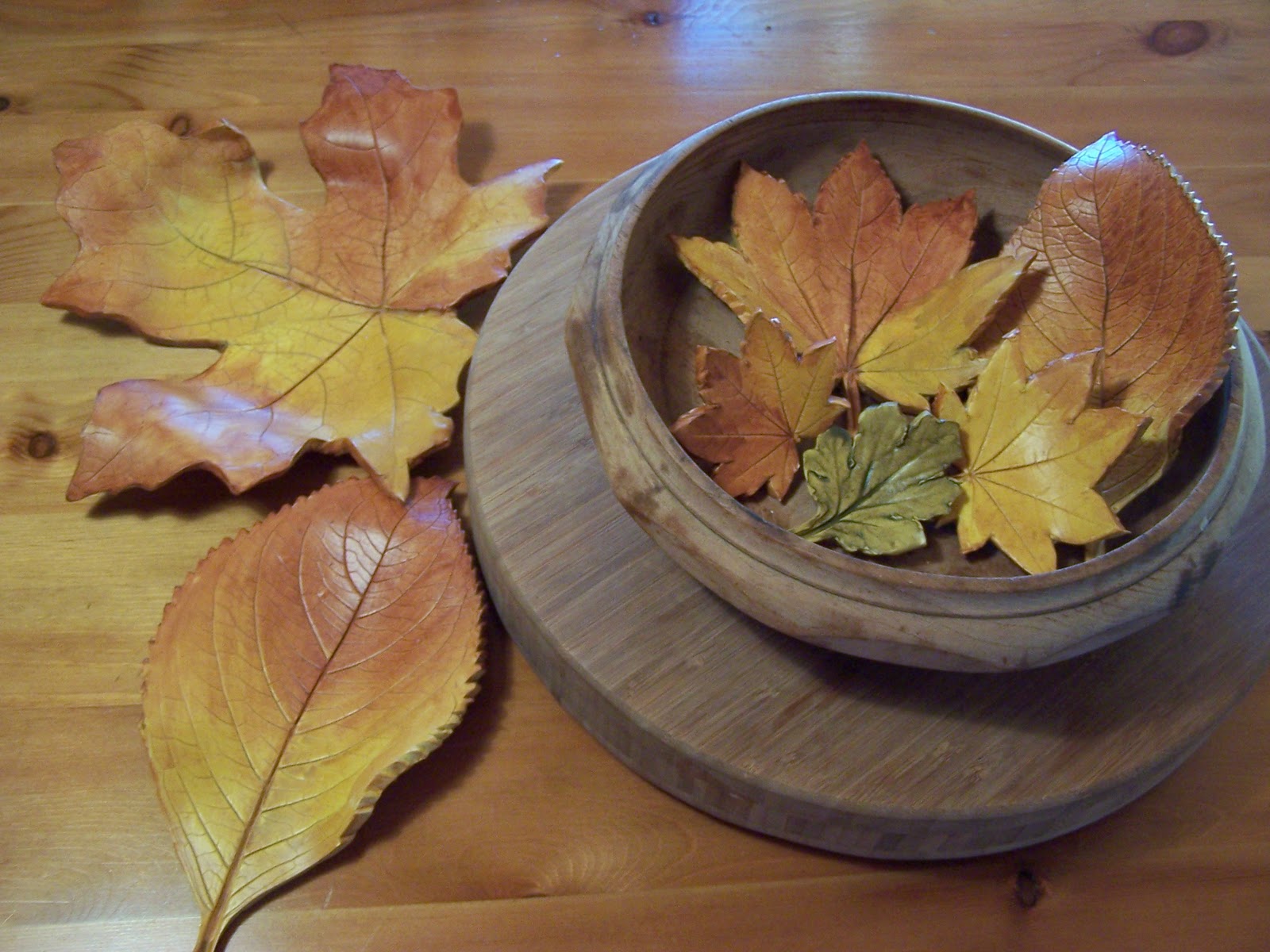 Beatrice Euphemie: Autumn Leaf Sculptures