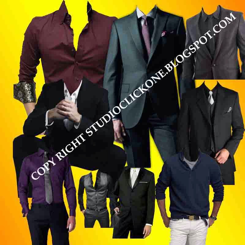 Men's CoutSuit Collection PSD Free Download Studio Click One