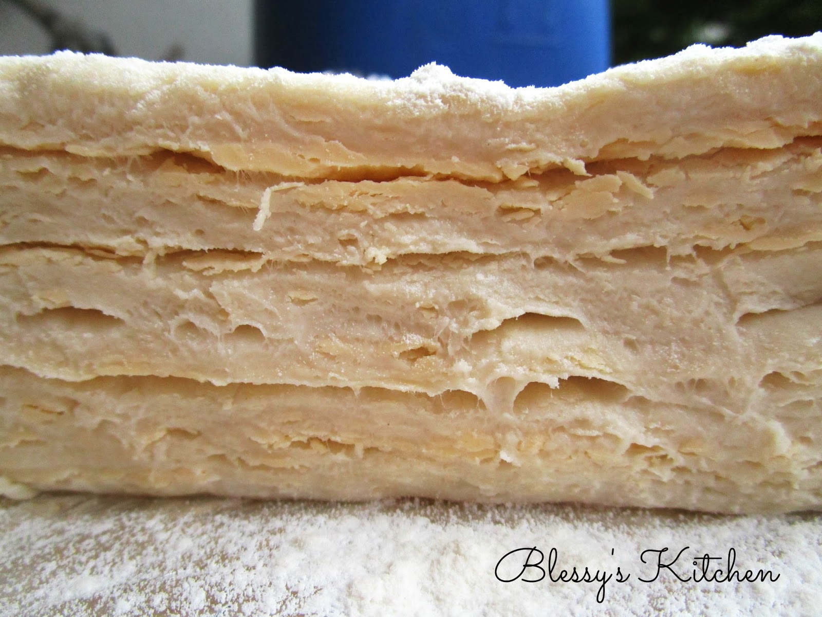 Blessy's Kitchen Homemade Puff Pastry / Laminated Dough