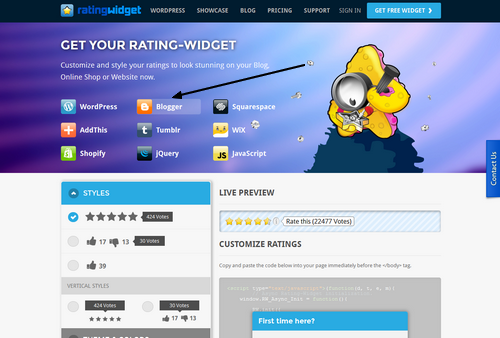 How to Add a Post Rating System in Blogger | Blogolect