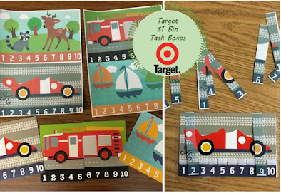 Target Dollar Bin Task Boxes for Special Education
