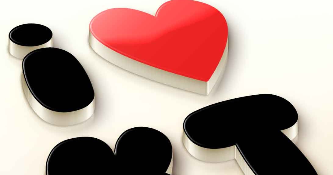 I Love 3D Logo Mock Up cực đẹp và dễ thương thu thuat