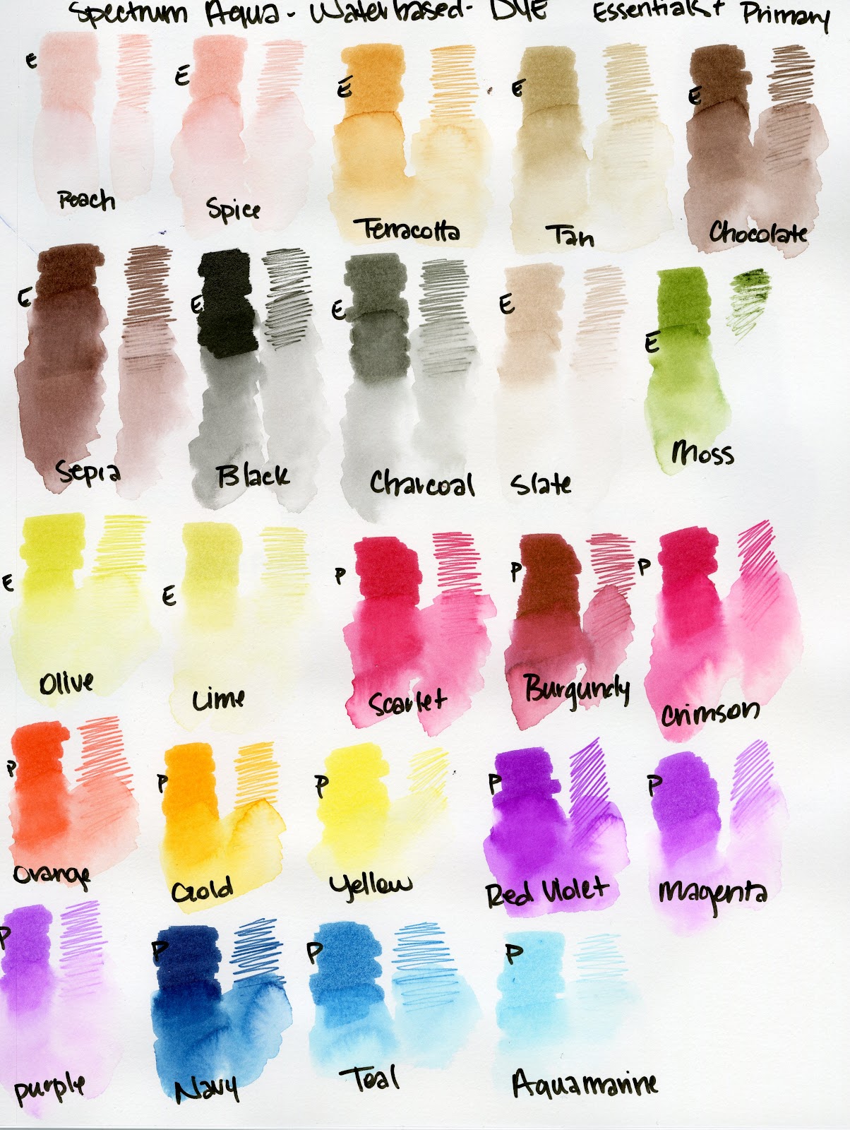 Spectrum Aqua Watercolor Markers: Watercolor Basics