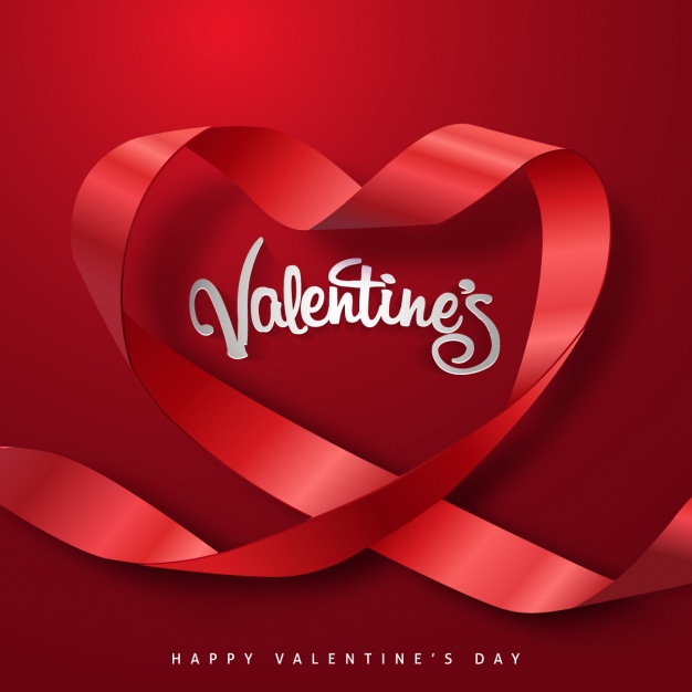 Valentine's background design Free Vector