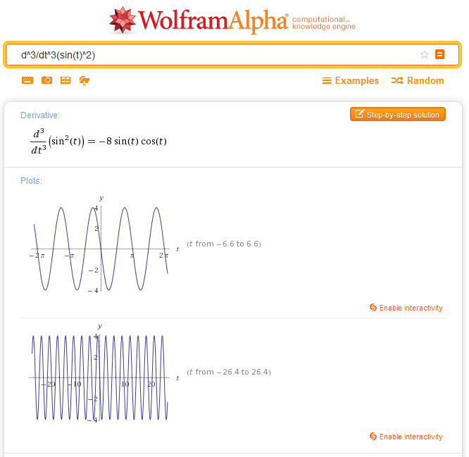 Wolfram Alpha en Español: Como Calcular Derivadas con Wolfram Alpha