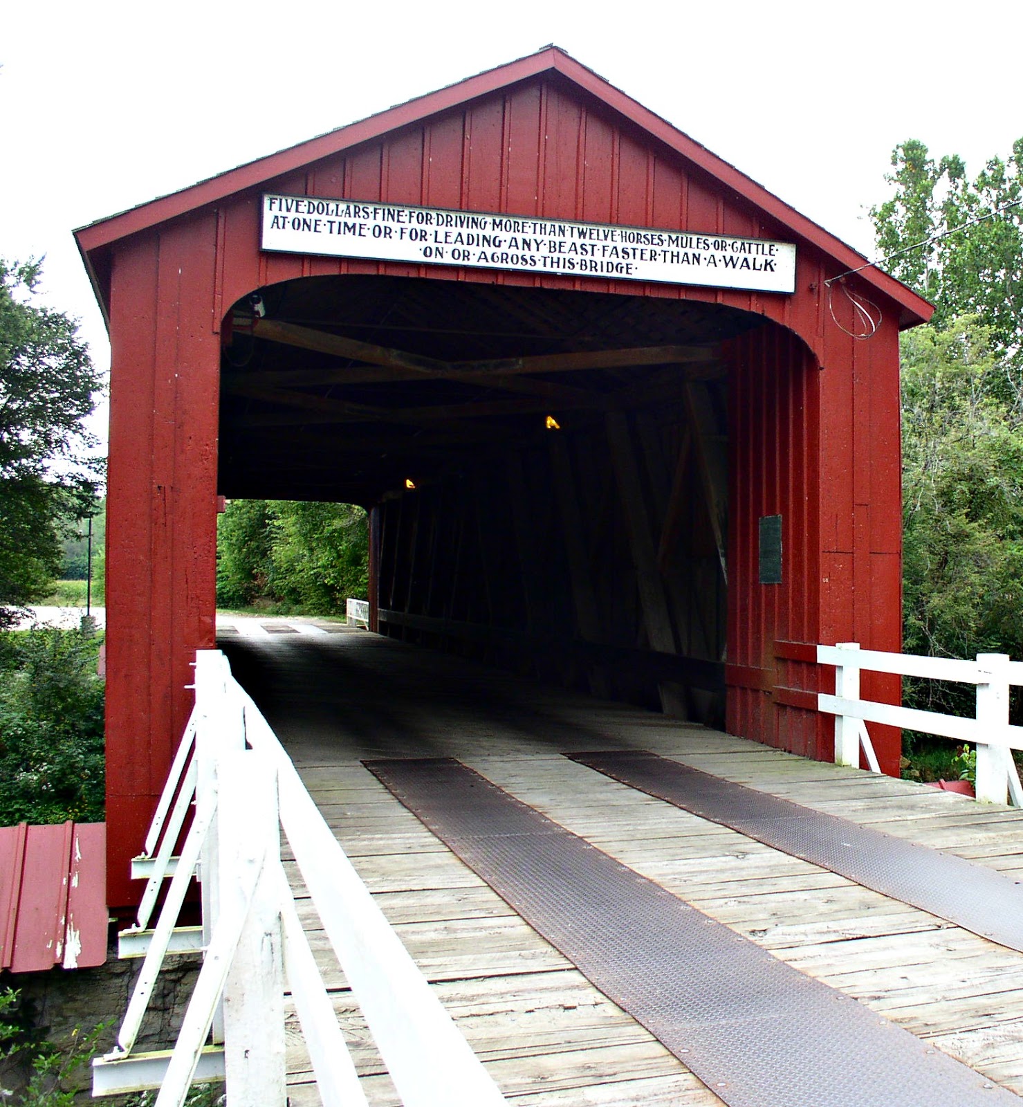 Off the Beaten Path in Illinois Everyone's seen the Red Covered Bridge