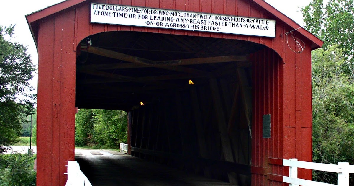 Off the Beaten Path in Illinois Everyone's seen the Red Covered Bridge