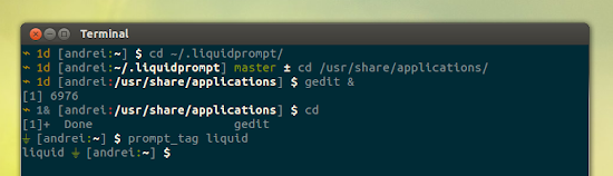 Liquid Prompt: An Adaptive Prompt For Bash Or Zsh ~ Web Upd8: Ubuntu ...