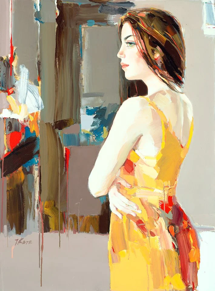 Josef Kote 1964 | Albanian Abstract painter | Vibrant colors