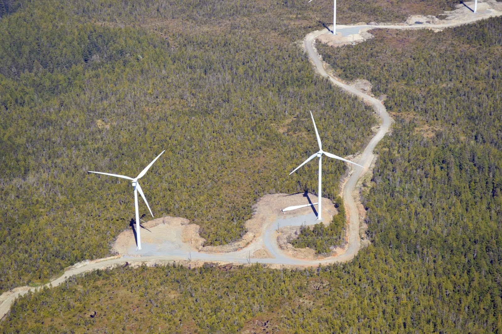 BC Oceanfront Wind Farms on Vancouver