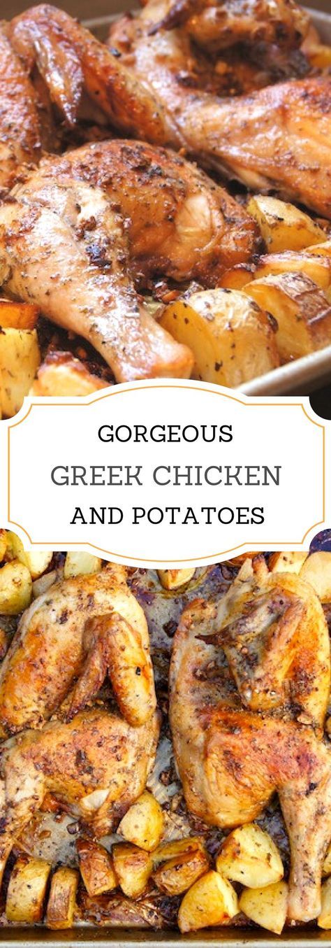 Gorgeous Greek Chicken and Potatoes