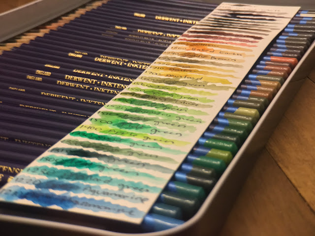  Danita derwent inktense product review artist color pencils