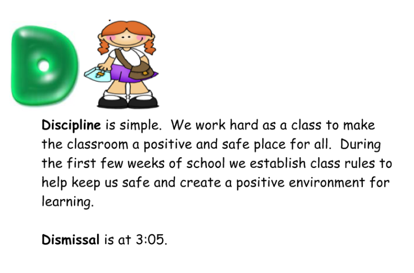 Mrs. Setterholm's Kinder Korner: ABC's of Kindergarten