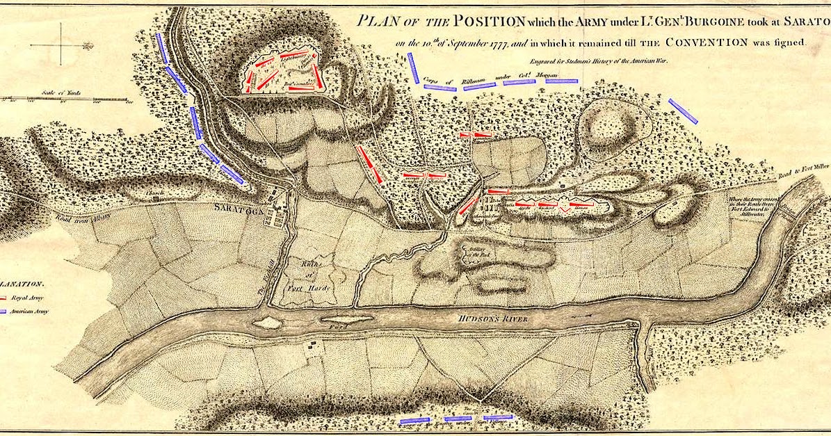 Battle Maps: Battles of Saratoga