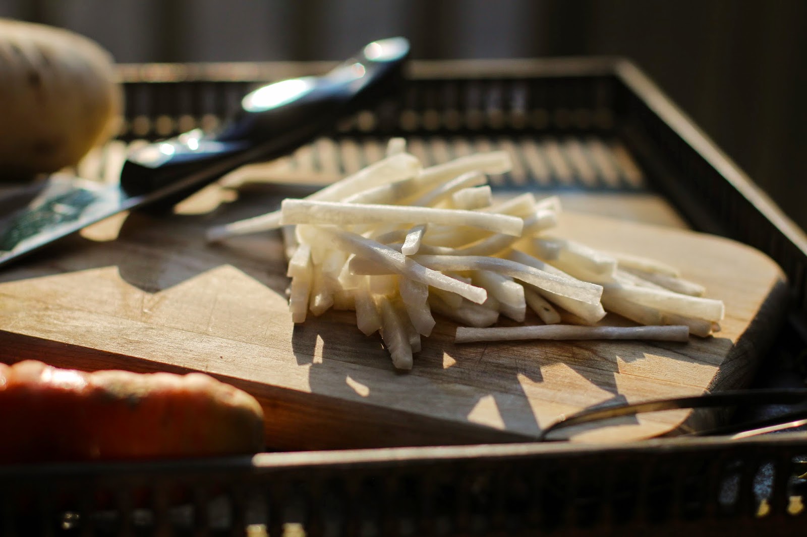 My Weekend's Cooked How To Matchstick Vegetables