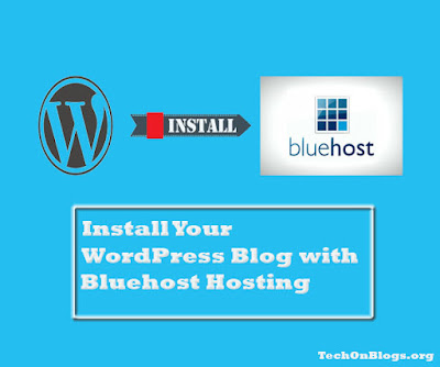 Install WordPress with bluehost hosting