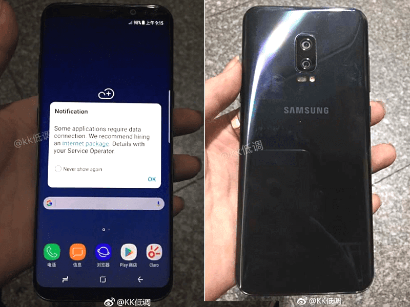 Samsung Galaxy S8+ Cancelled Prototype Played With Dual Main Cameras