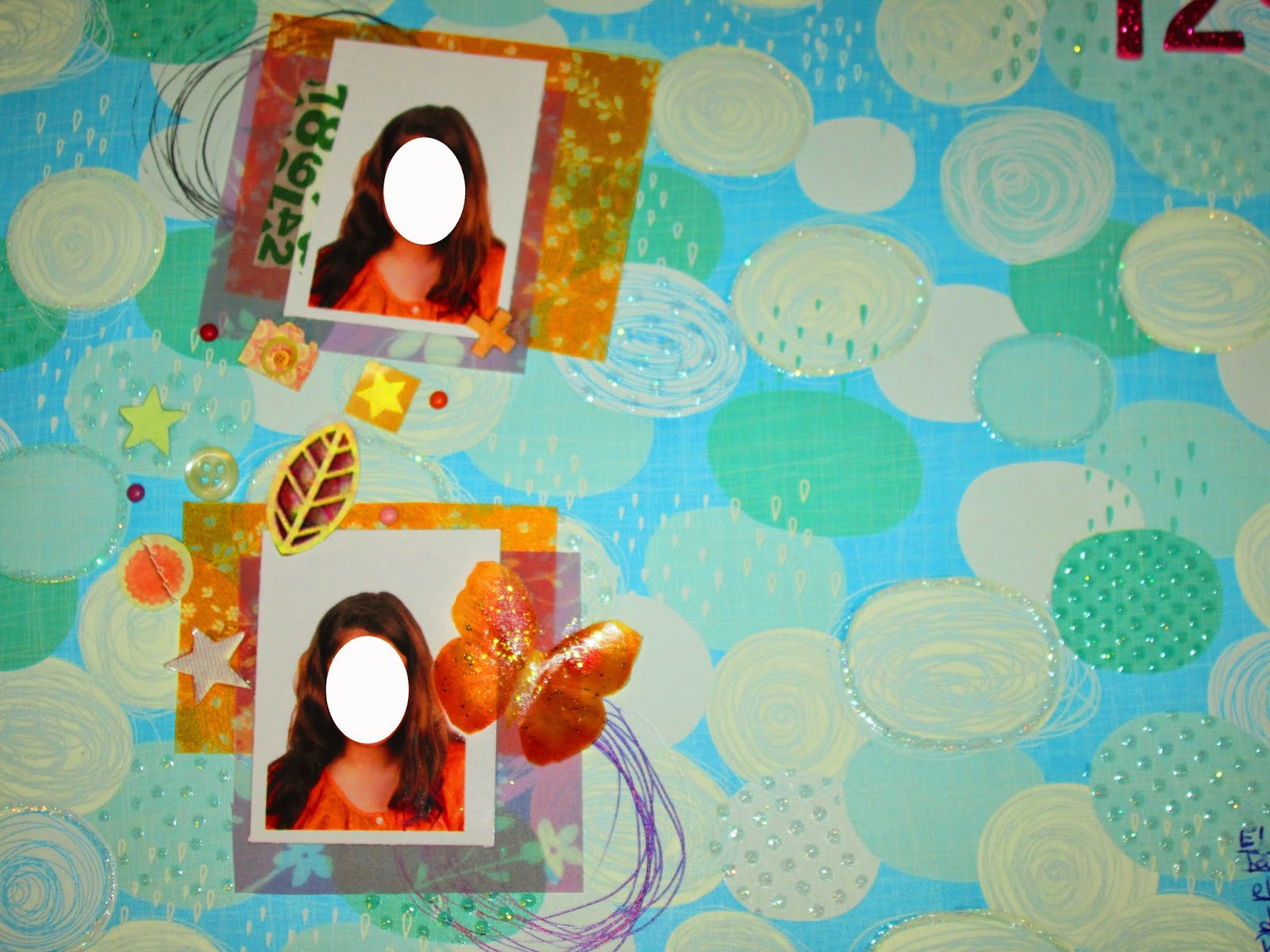 Manualidades Laura: LO para Miss Scrap: Quinceañera a los 12