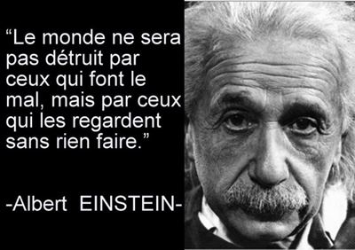 Citations Option Bonheur Citation D Einstein Sur Le Monde Qui Va Mal