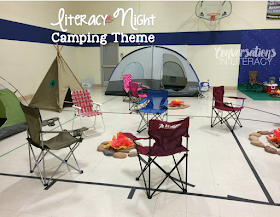 Family Literacy Night Camping Theme
