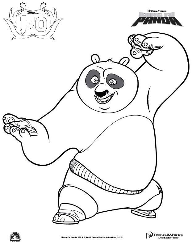 Kung Fu Panda Printable Coloring Pages Kung Fu Panda 2 Coloring Pages