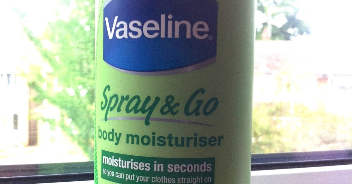 Vaseline Spray & Go Moisturiser // Review BRITISH BEAUTY ADDICT