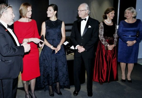 King Gustaf, Queen Silvia, Crown Princess Victoria and Prince Daniel Knut and Alice Wallenberg Foundation