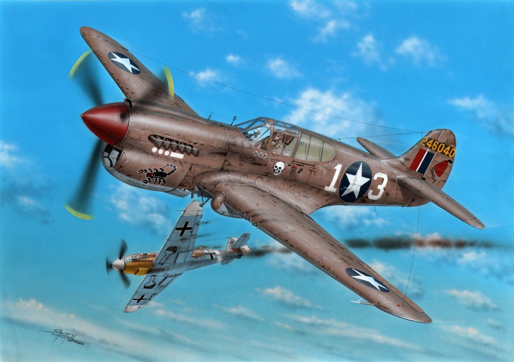 Special Hobby Models 1//72 CURTISS P-40K-1//5 WARHAWK Short Fuselage Fighter