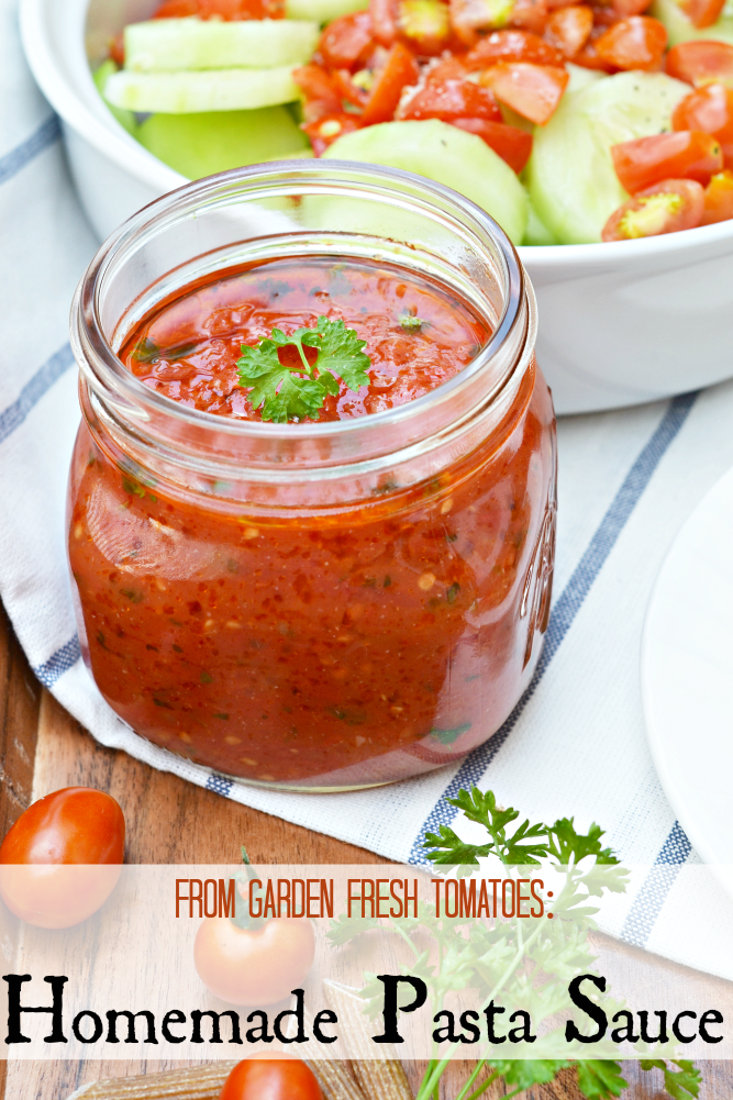 The Life of Jennifer Dawn How I Made Pasta Sauce from Garden Fresh