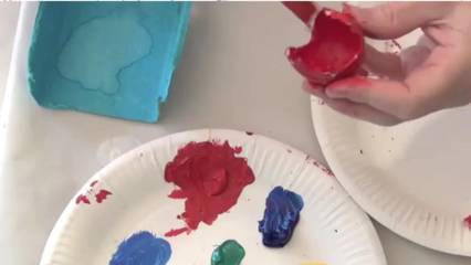 Mengasa Kreatifitas Dengan Cara Membuat Kolase Dari Kulit Telur