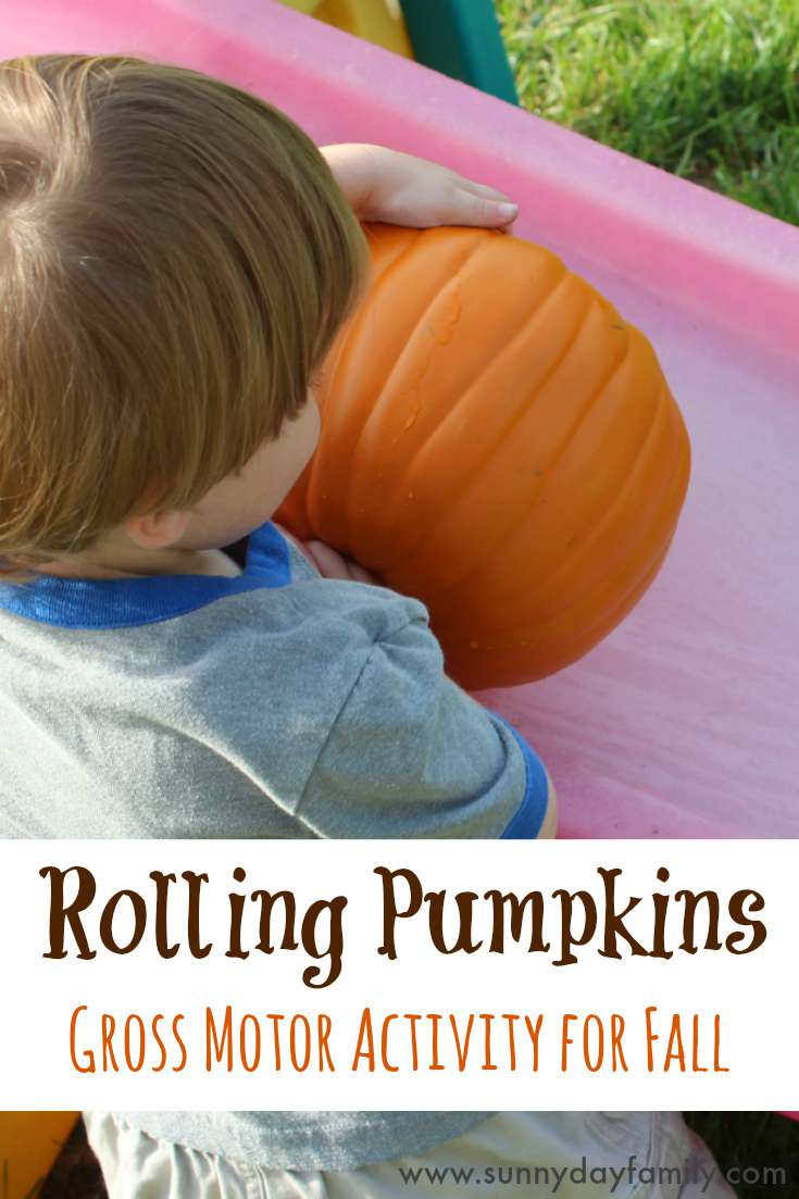 Rolling Pumpkins Activity for Preschoolers Sunny Day Family