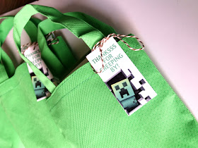 Minecraft party favors