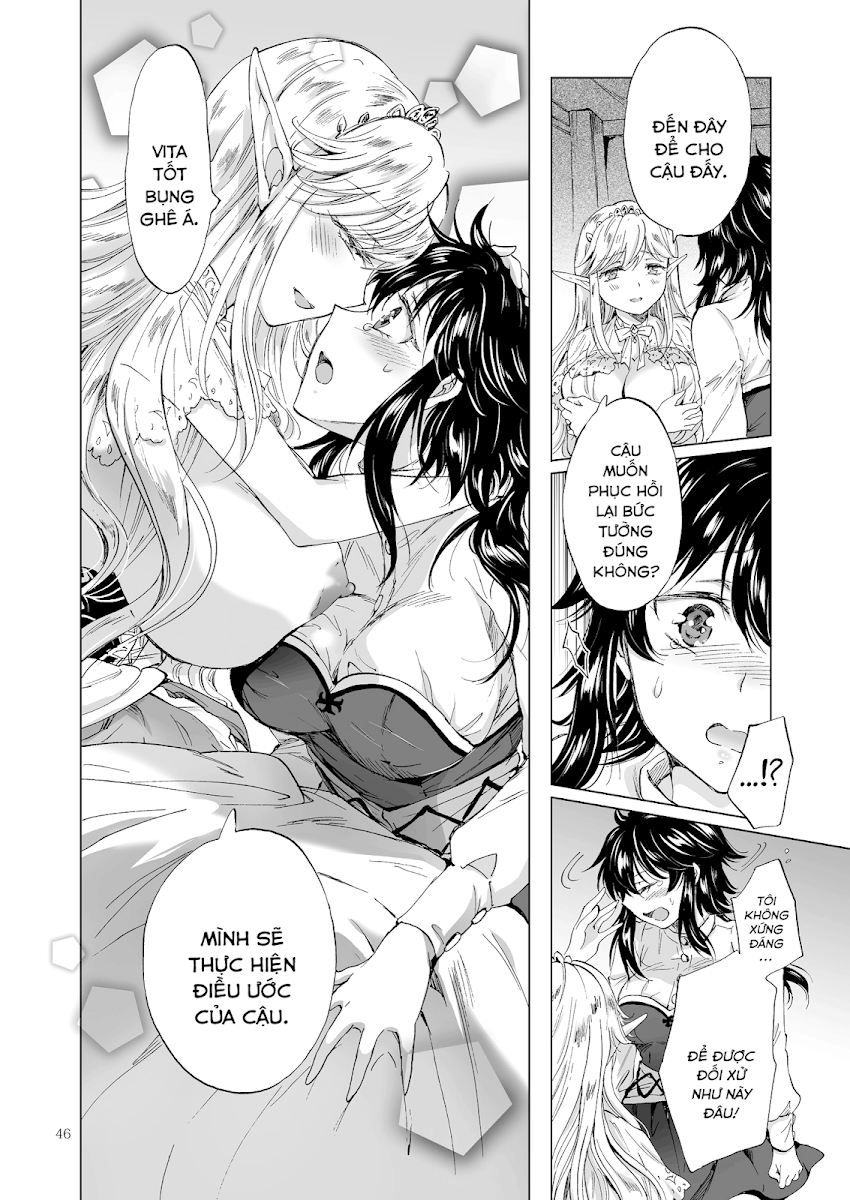 HentaiVN.net - Ảnh 47 - Tuyển tập Yuri Oneshot - Chap 126: Seinaru Chichi no Elf Hime