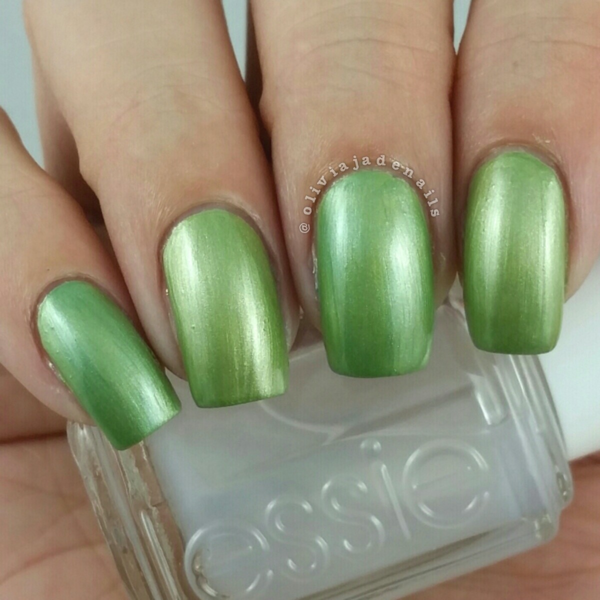 Essie Jade In Manhattan swatched by Olivia Jade Nails