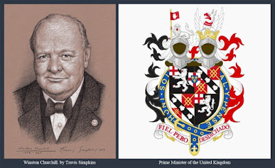 Winston Churchill. Prime Minister. Freemason. United Grand Lodge of England. by Travis Simpkins
