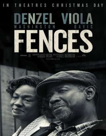 Poster Of Fences 2016 English 700MB DVDScr x264 Free Download Watch Online downloadhub.in