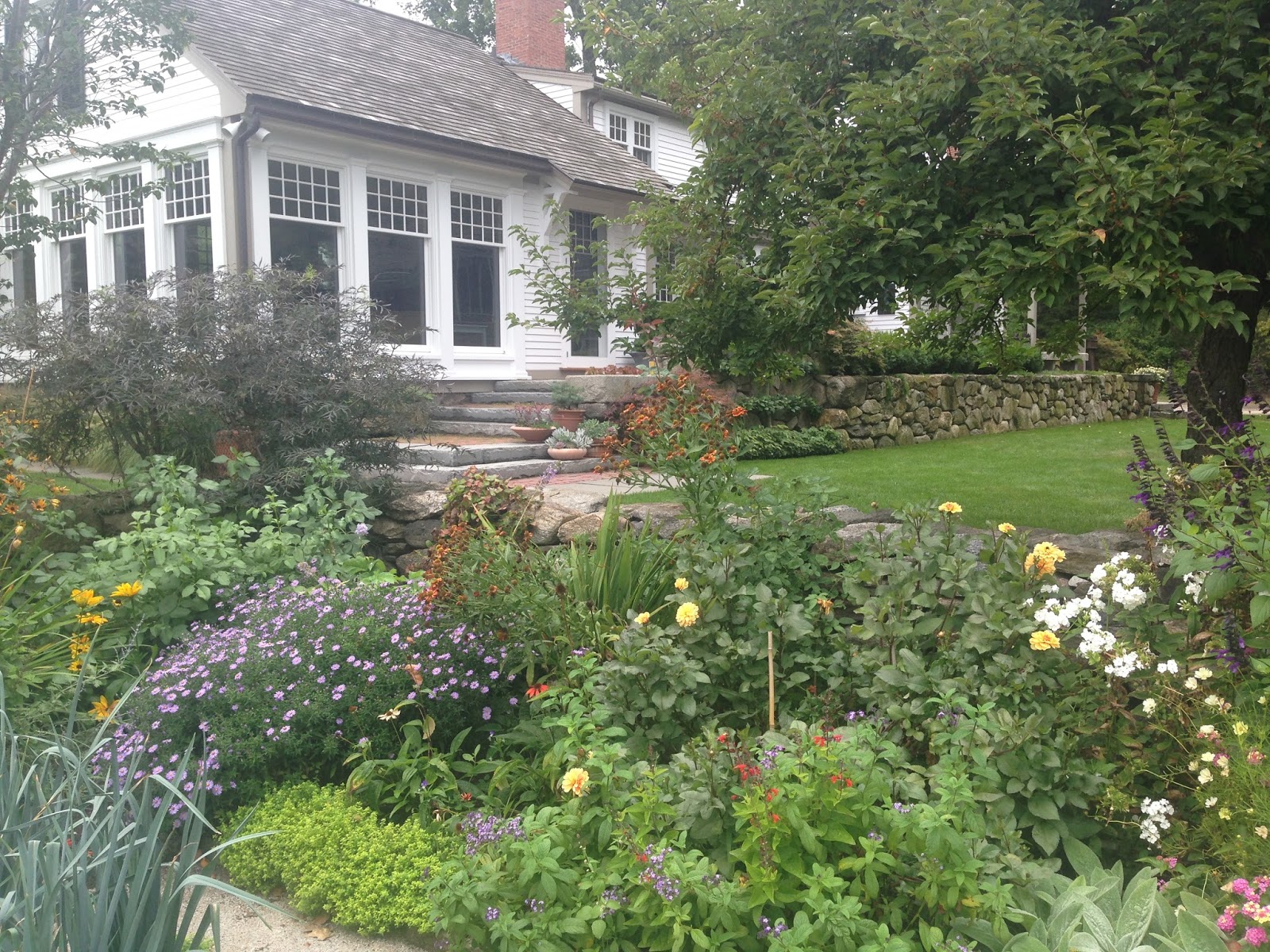 In a Garden Gardens at Clock Barn—Home of Maureen & Mike Ruettgers