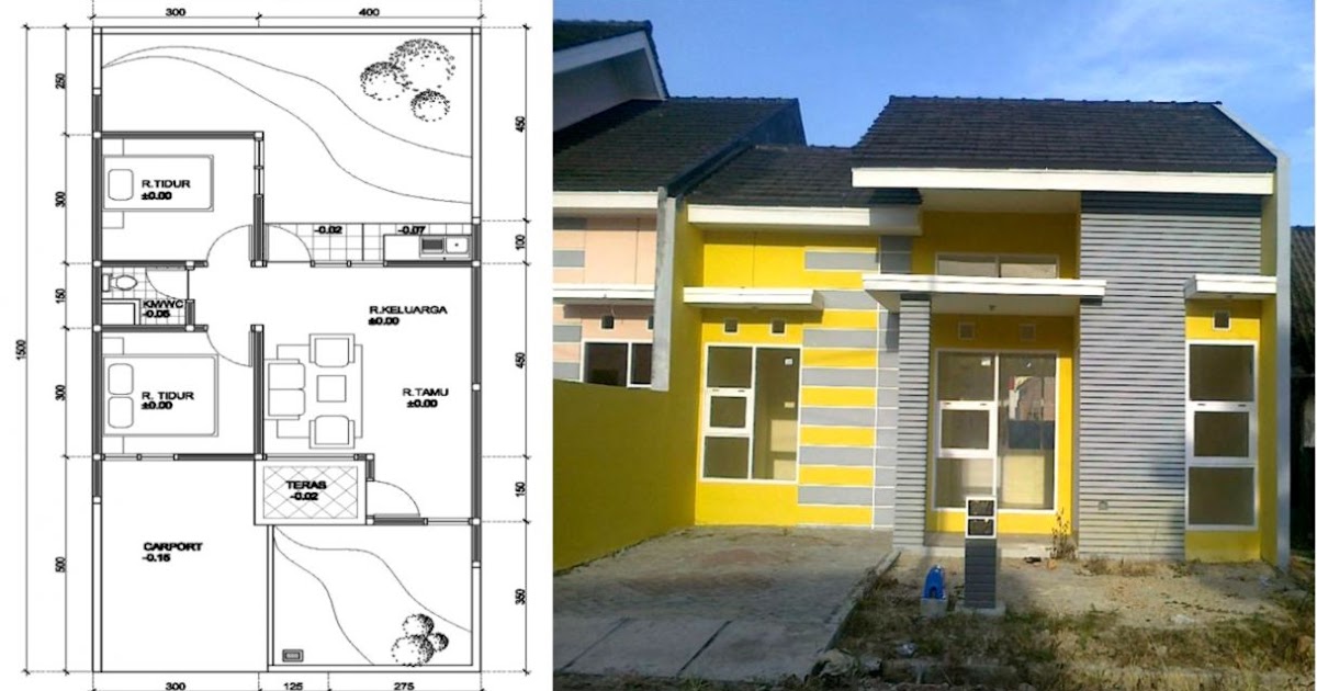  Gambar Dan Denah Rumah Minimalis  Sederhana  Design Rumah  