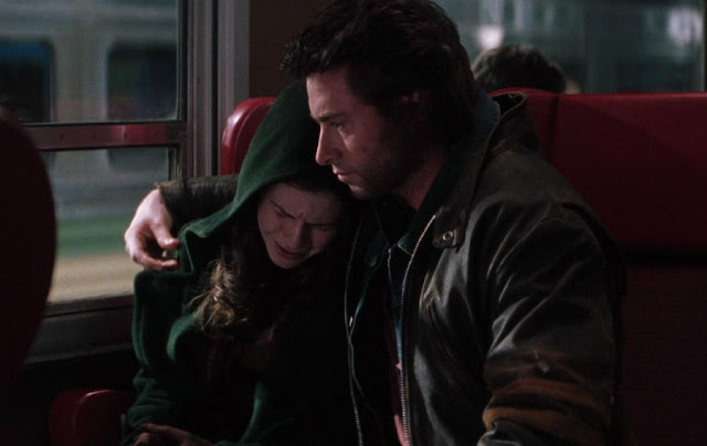 X-Men Anna Paquin and Hugh Jackman in X-Men