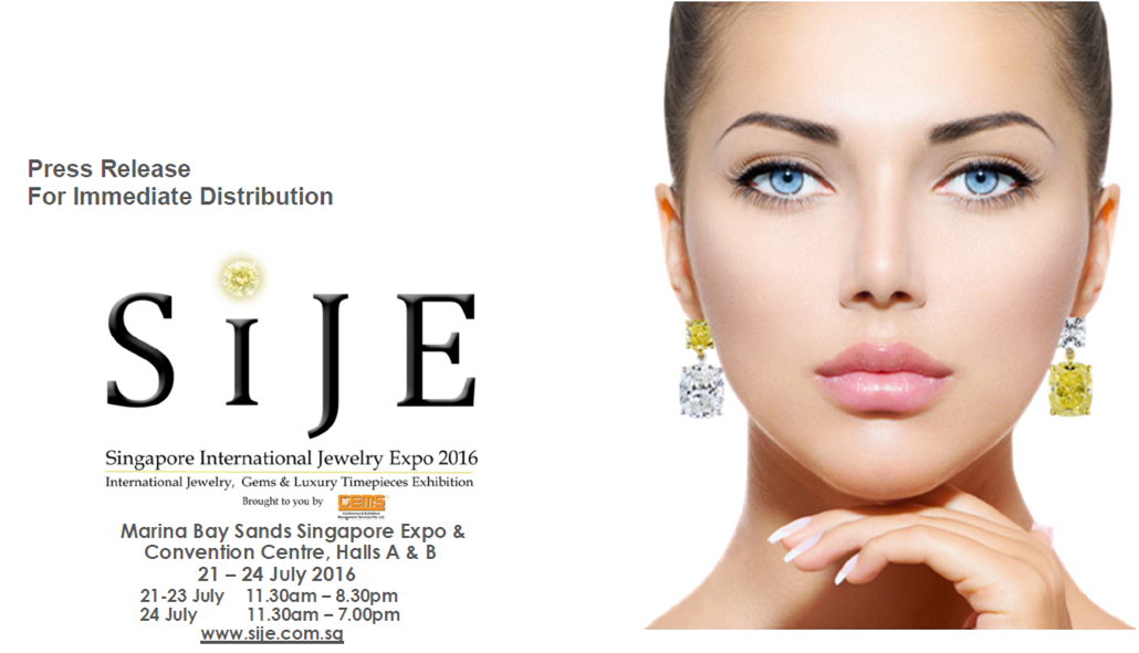 Singapore International Jewelry Expo 2016 Singapore Marina Bay Sands