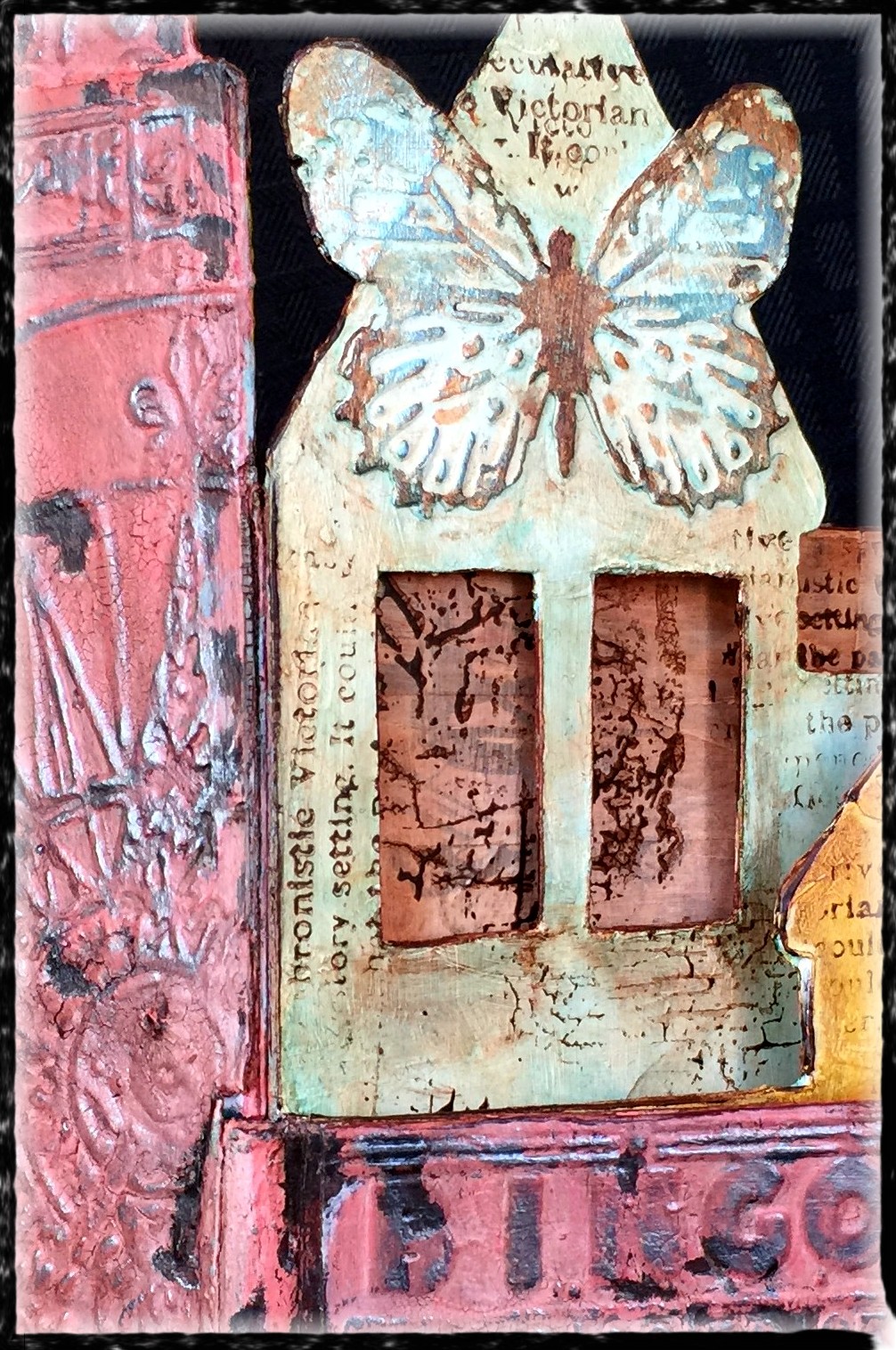 CREATIVITY IS CONTAGIOUS ALTERED MIXED MEDIA CHILDREN'S BOOK TUTORIAL