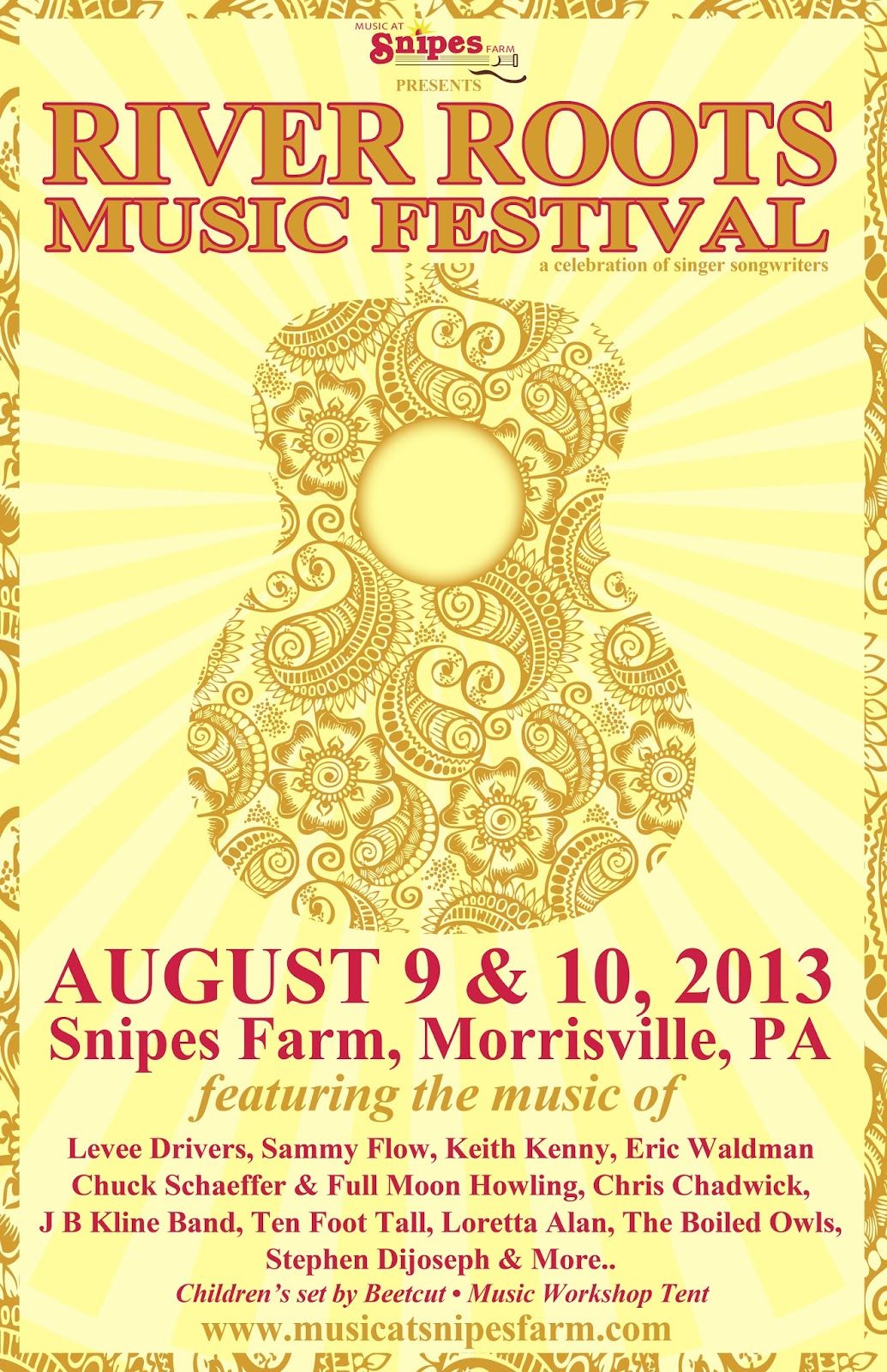 Popa's Tunes River Roots Festival August 9th & 10th